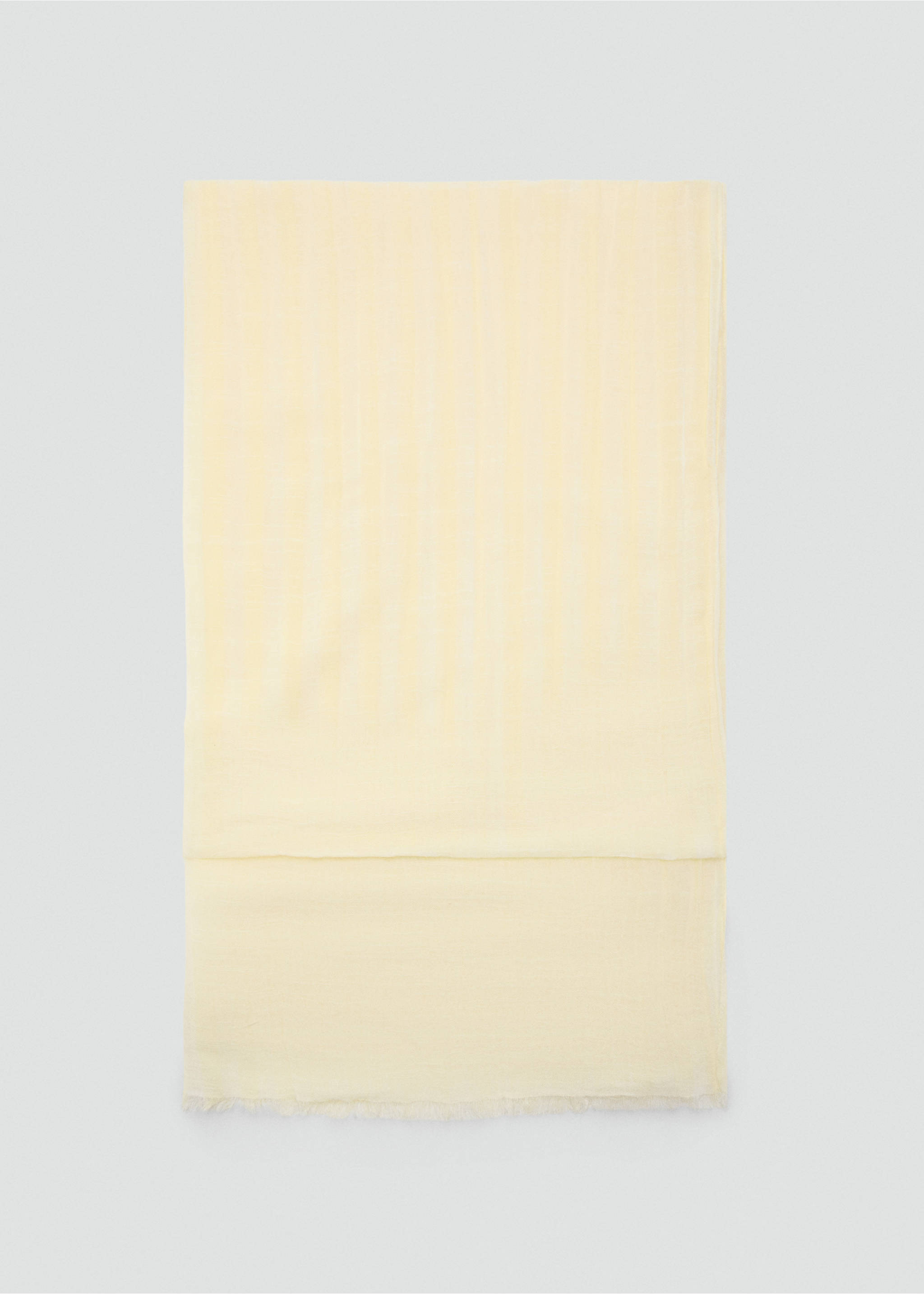 Cotton scarf - Article without model, Vanilla. Ref: 37081332-00.