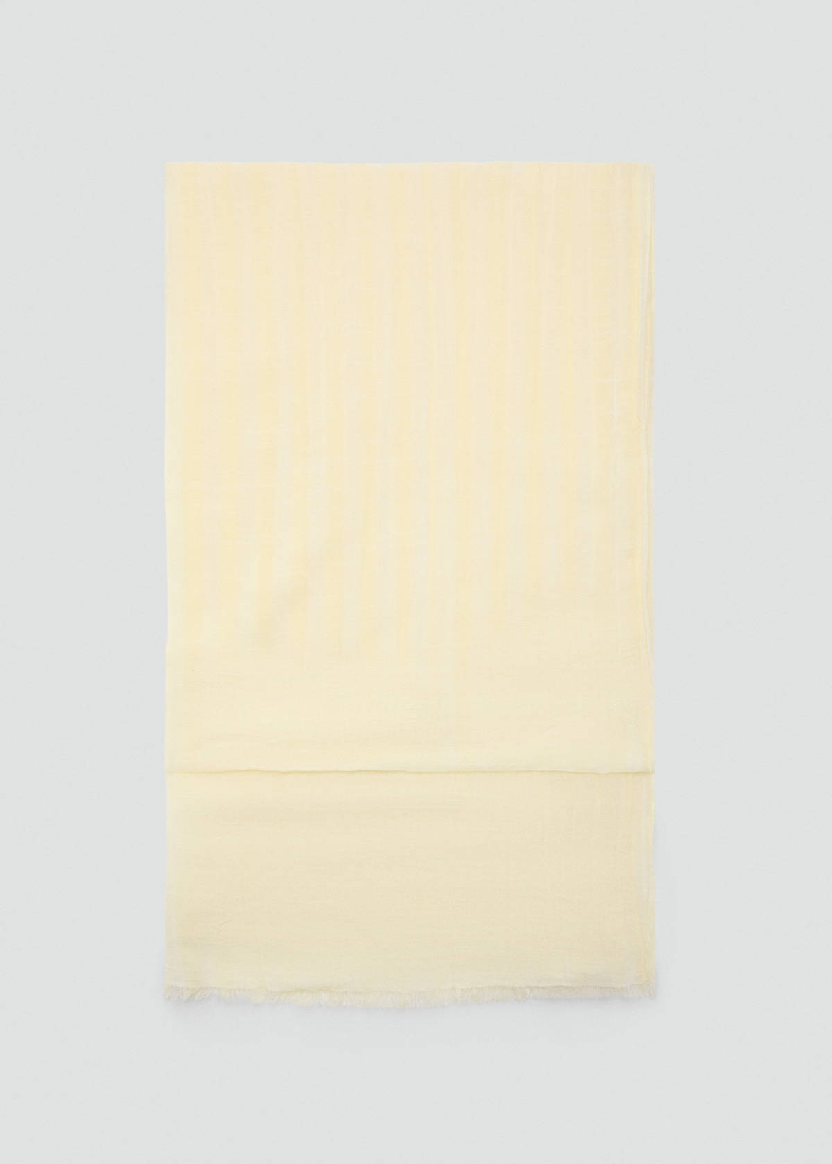 Cotton scarf — Vanilla