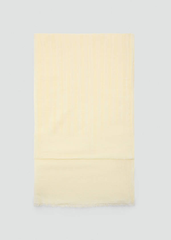 Cotton scarf — Vanilla