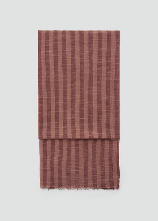 Cotton scarf — Burnt Orange