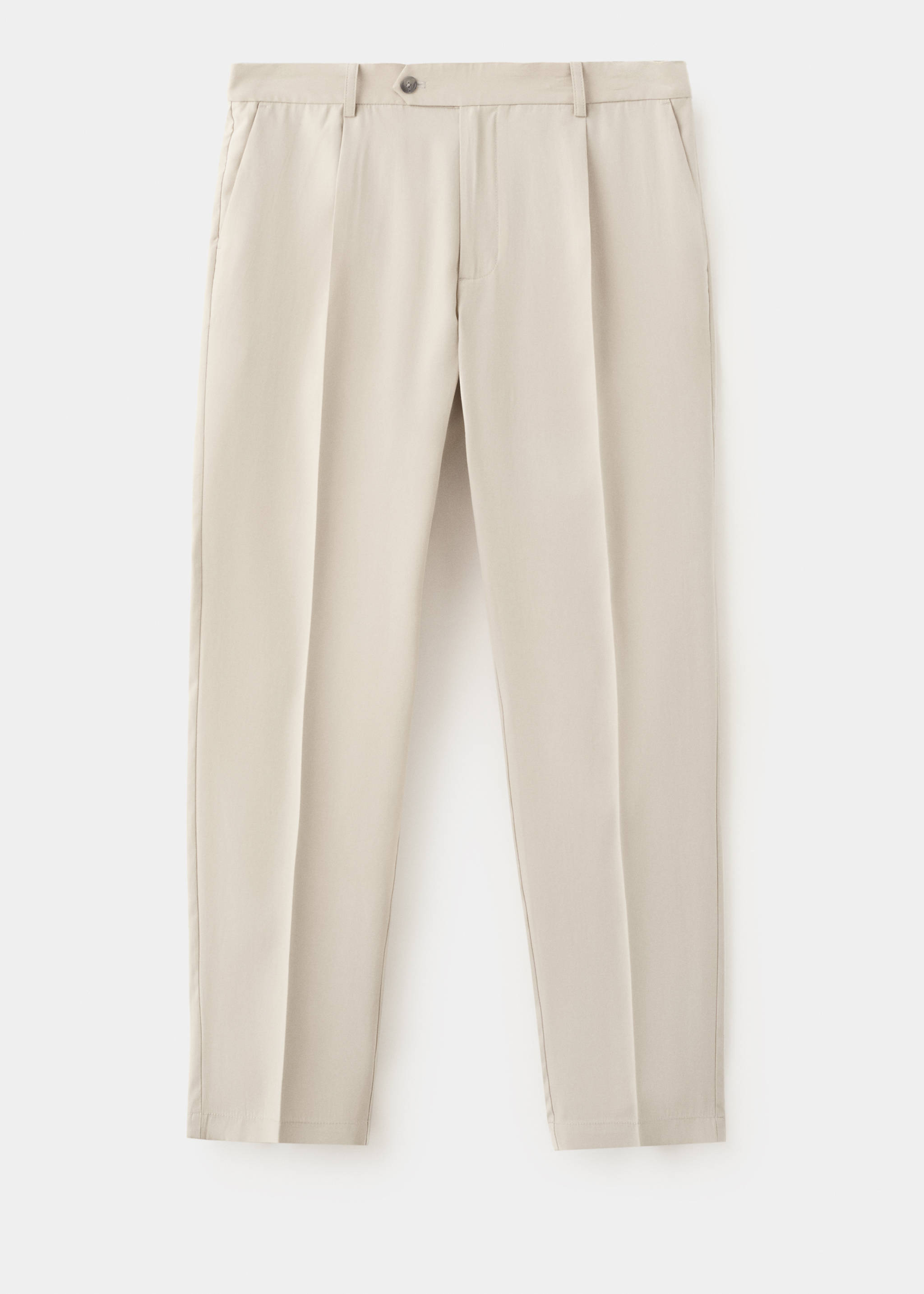 Pantalón traje regular fit modal - Artículo sin modelo