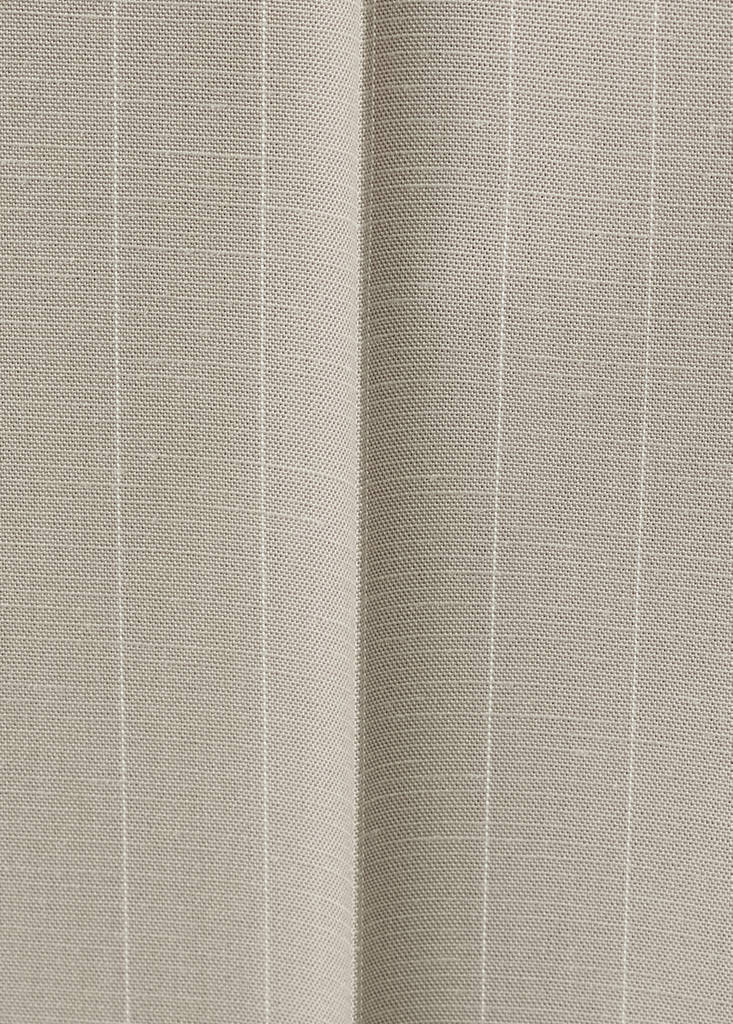 Slim-fit lyocell linen trousers — Medium Brown