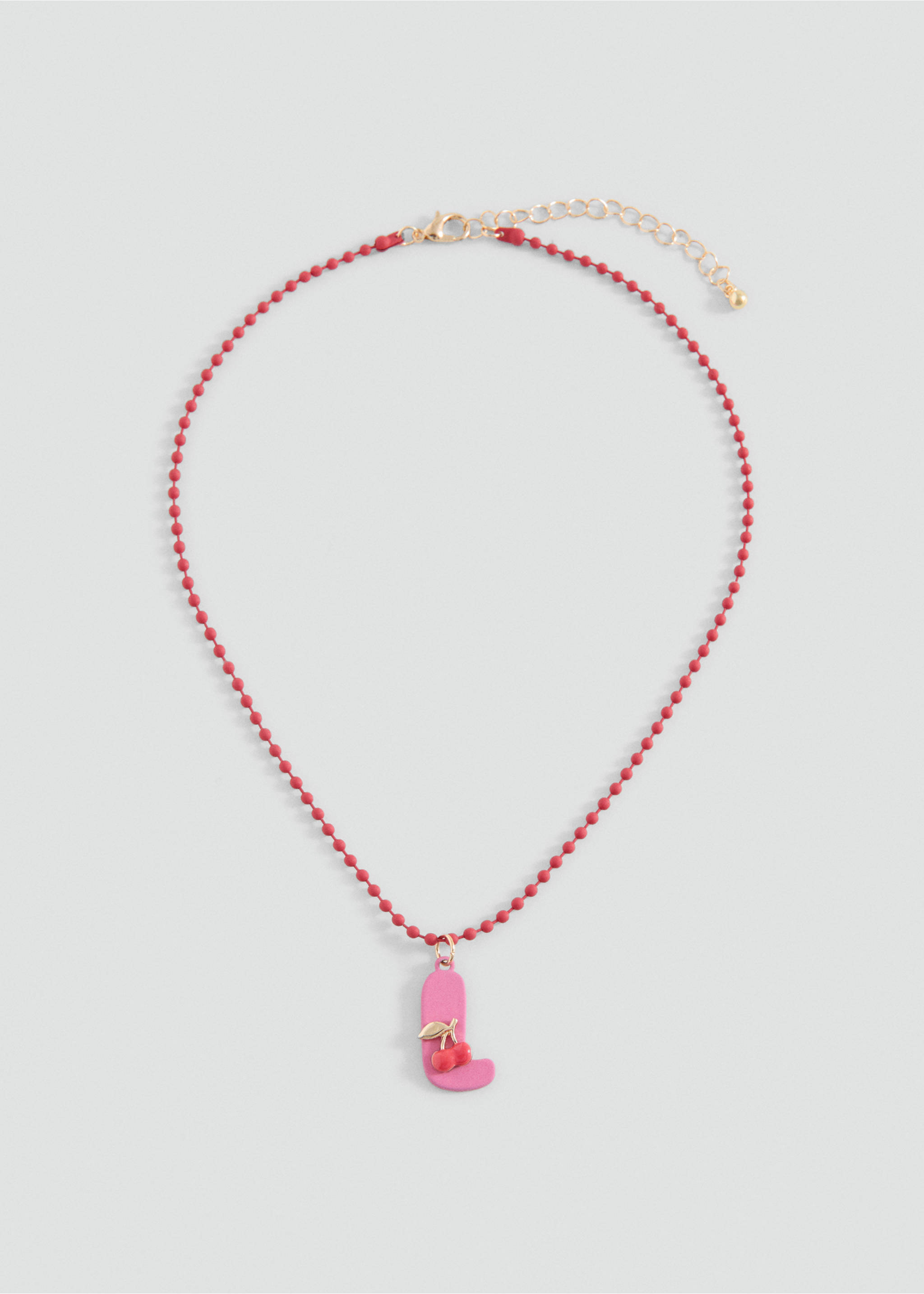 سلسلة قلادة حروف - منتج دون نموذج, وردي. Ref: 37081335-00.