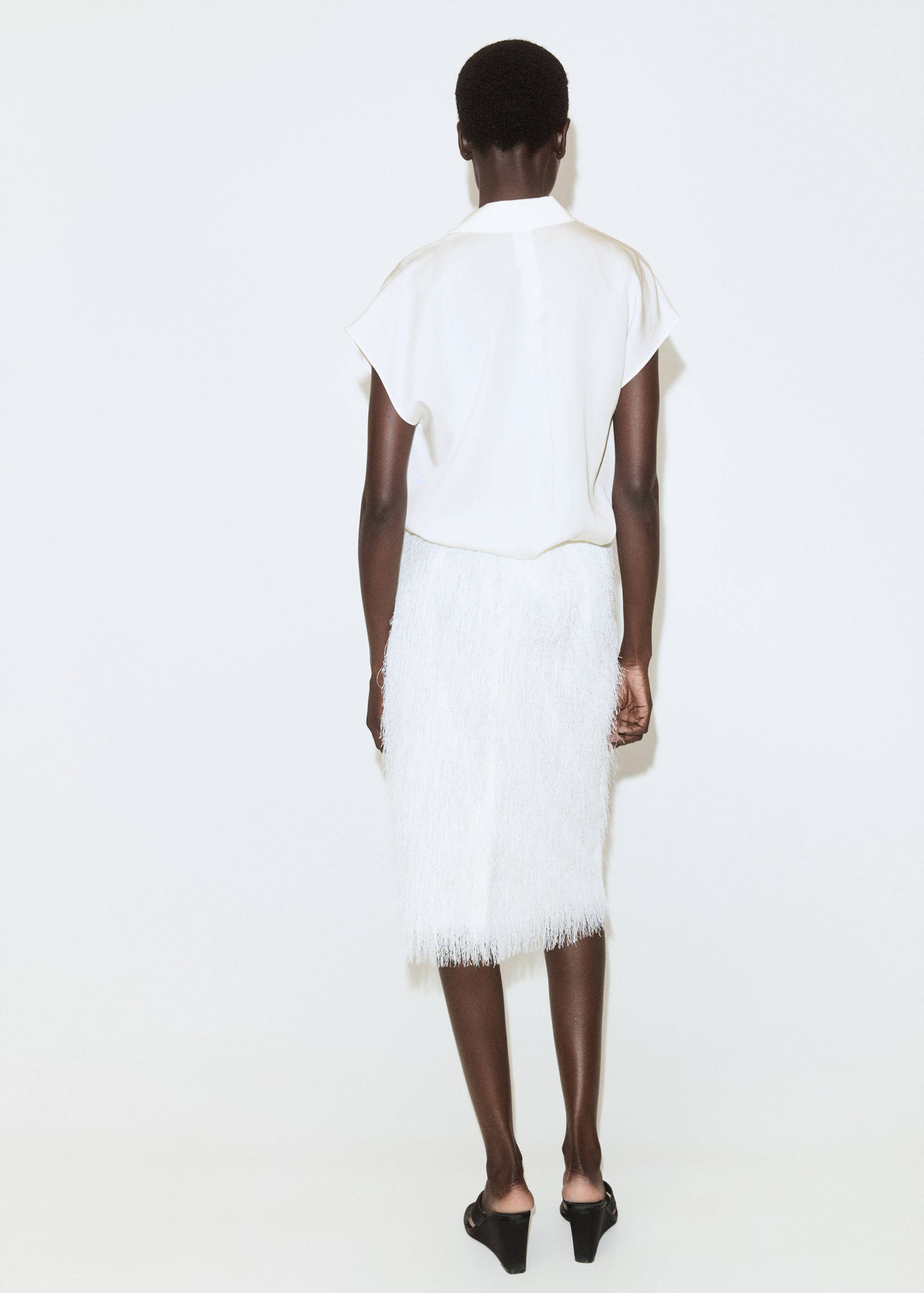 Chemise Lyocell manches courtes - Verso de l’article