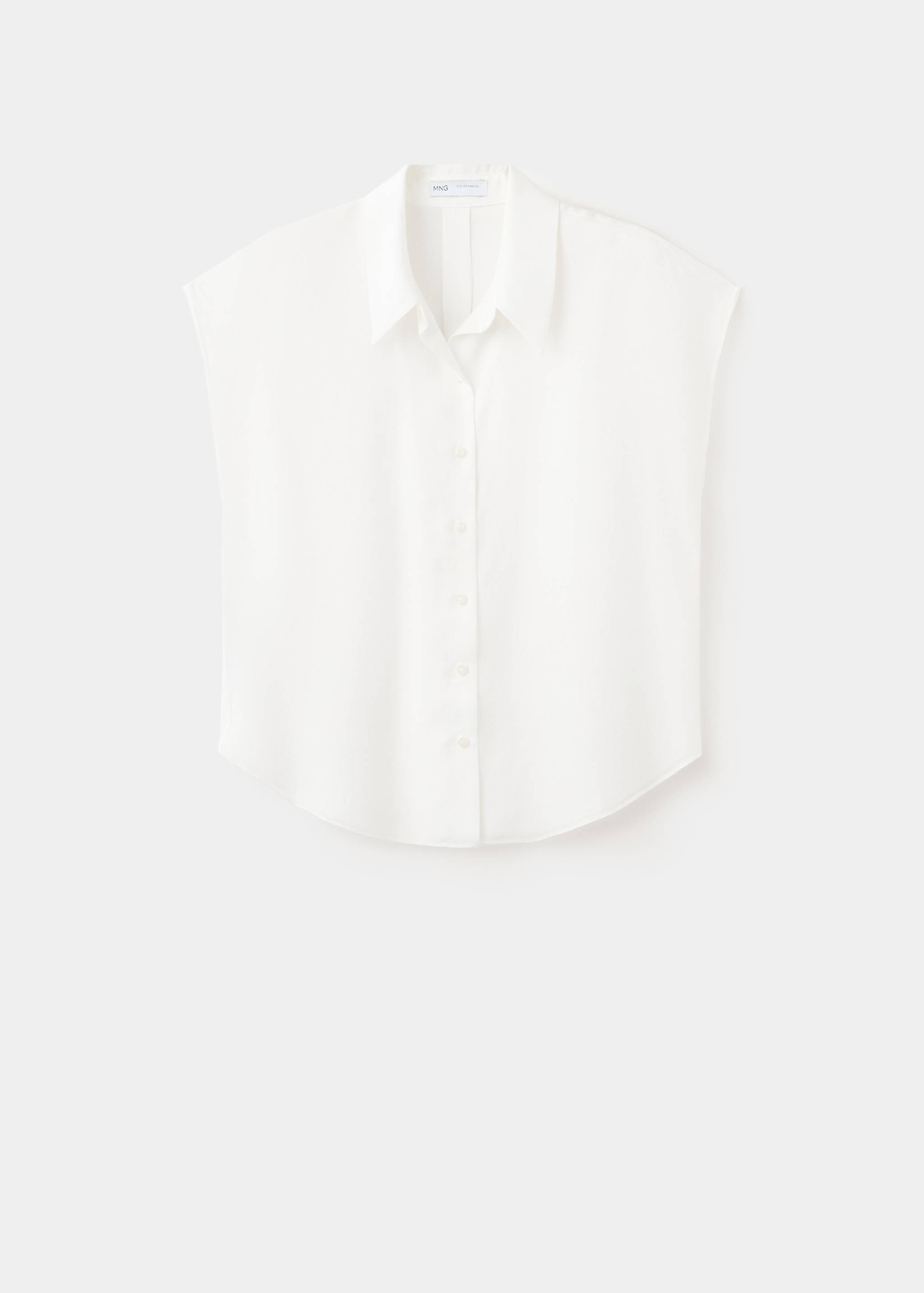 Short-sleeved lyocell shirt - Article without model