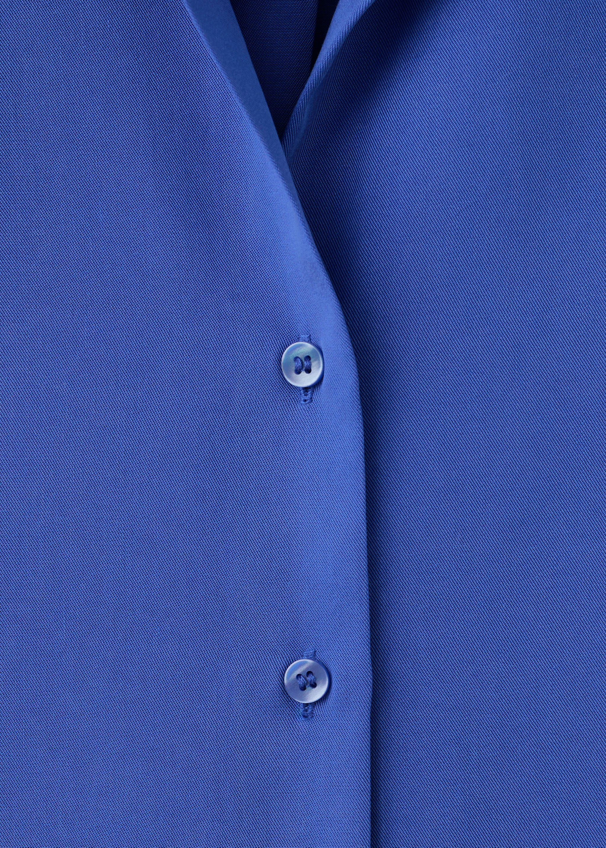 Short-sleeved lyocell shirt - Details of the article 0