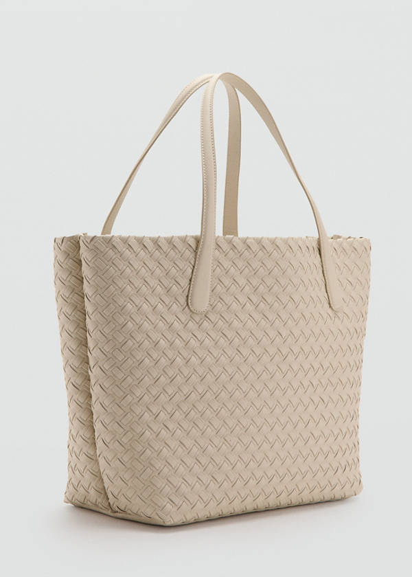 Braided tote bag — Off White