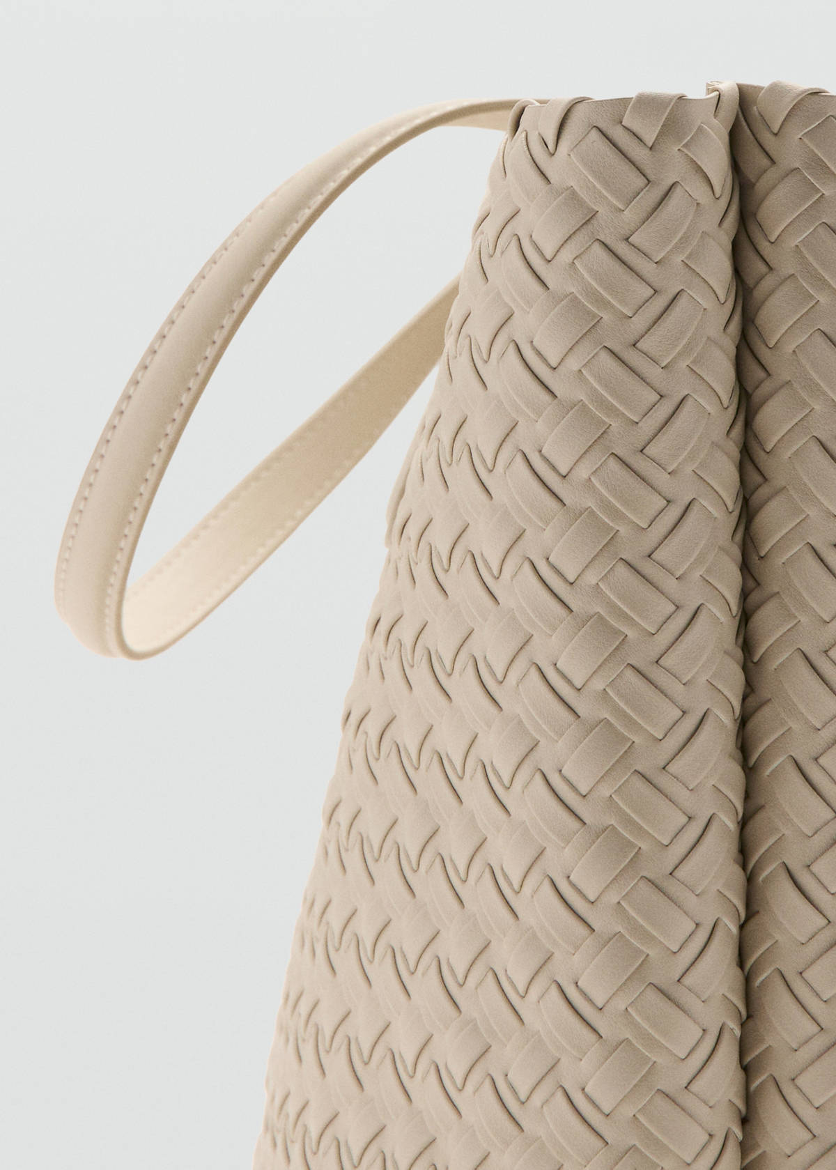 Braided tote bag — Off White