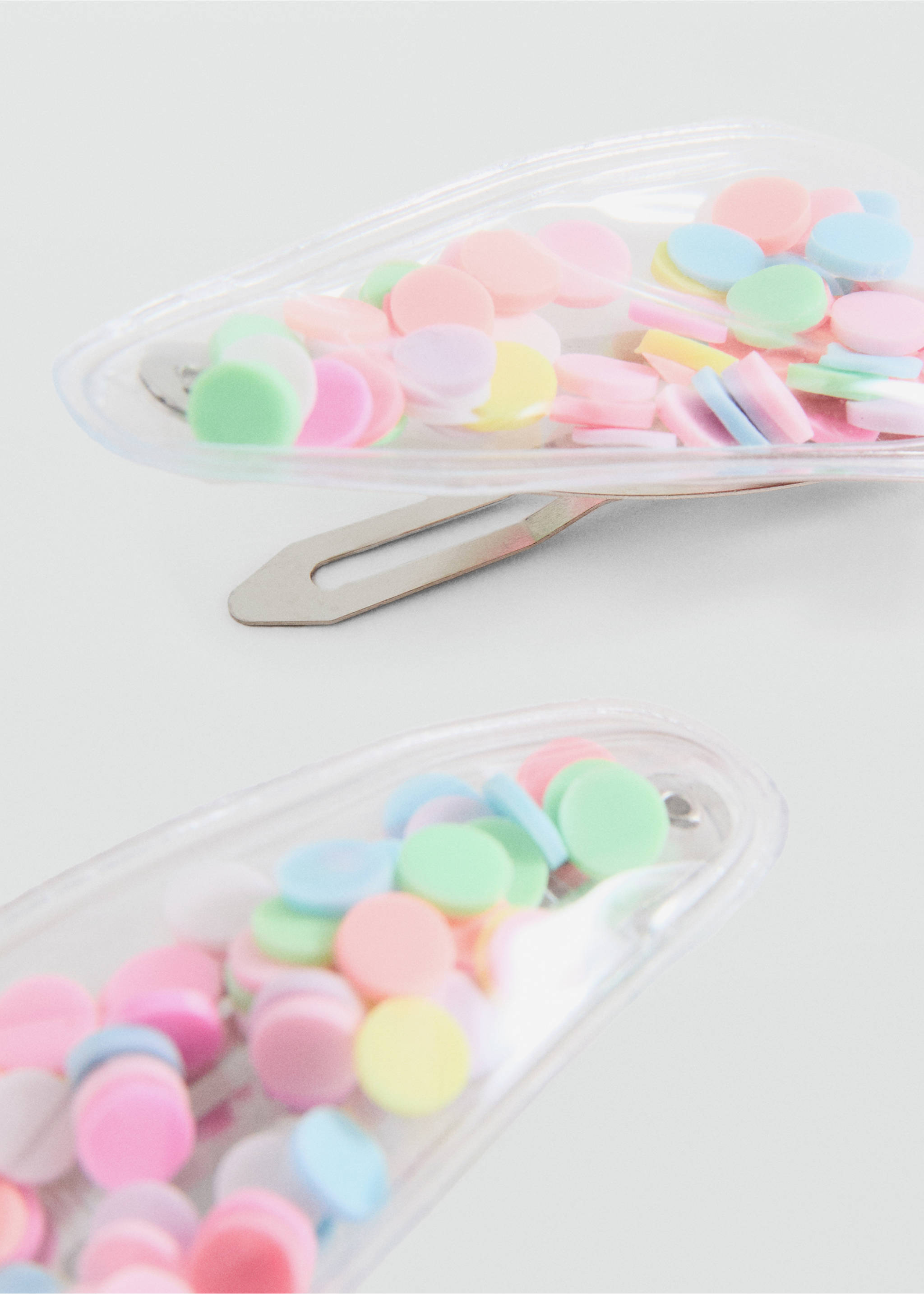 Pack of 2 confetti clips - Medium plane, Pink. Ref: 37081339-00.