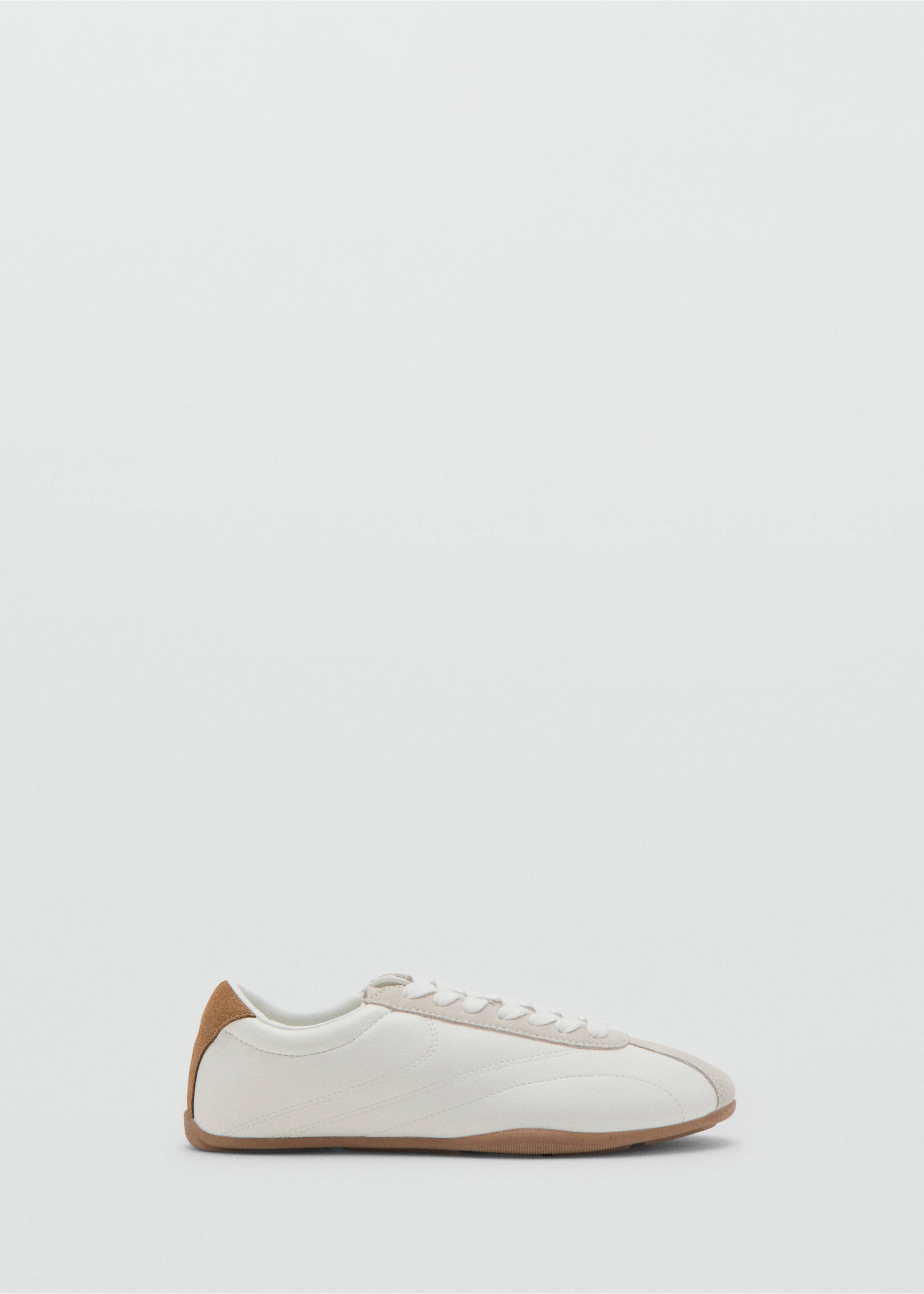 Contrasting panel leather sneakers - Article without model, White. Ref: 37081346-00.