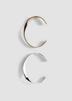 Fine rigid bangle — Gold 3