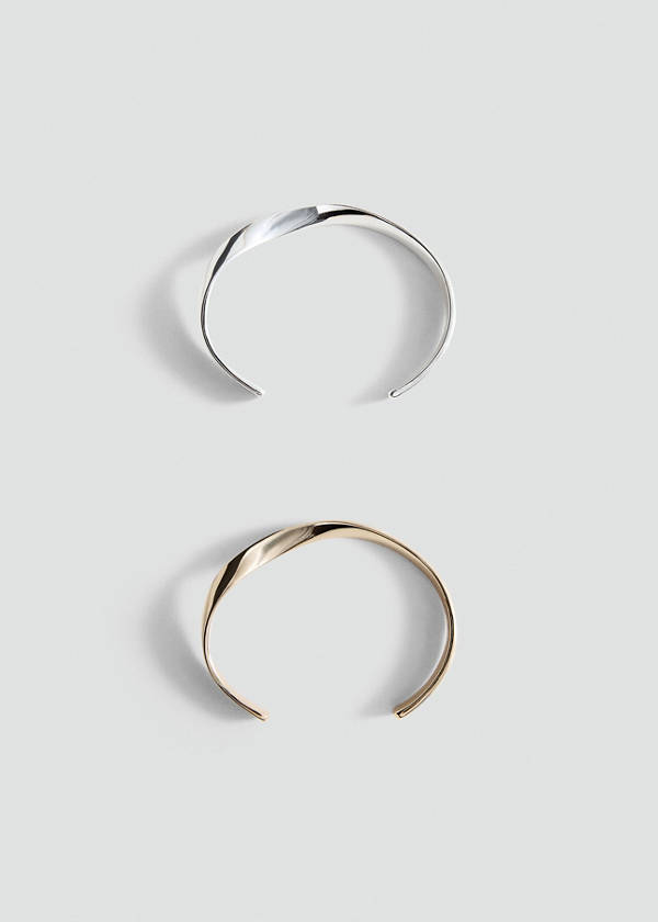 Fine rigid bangle — Gold