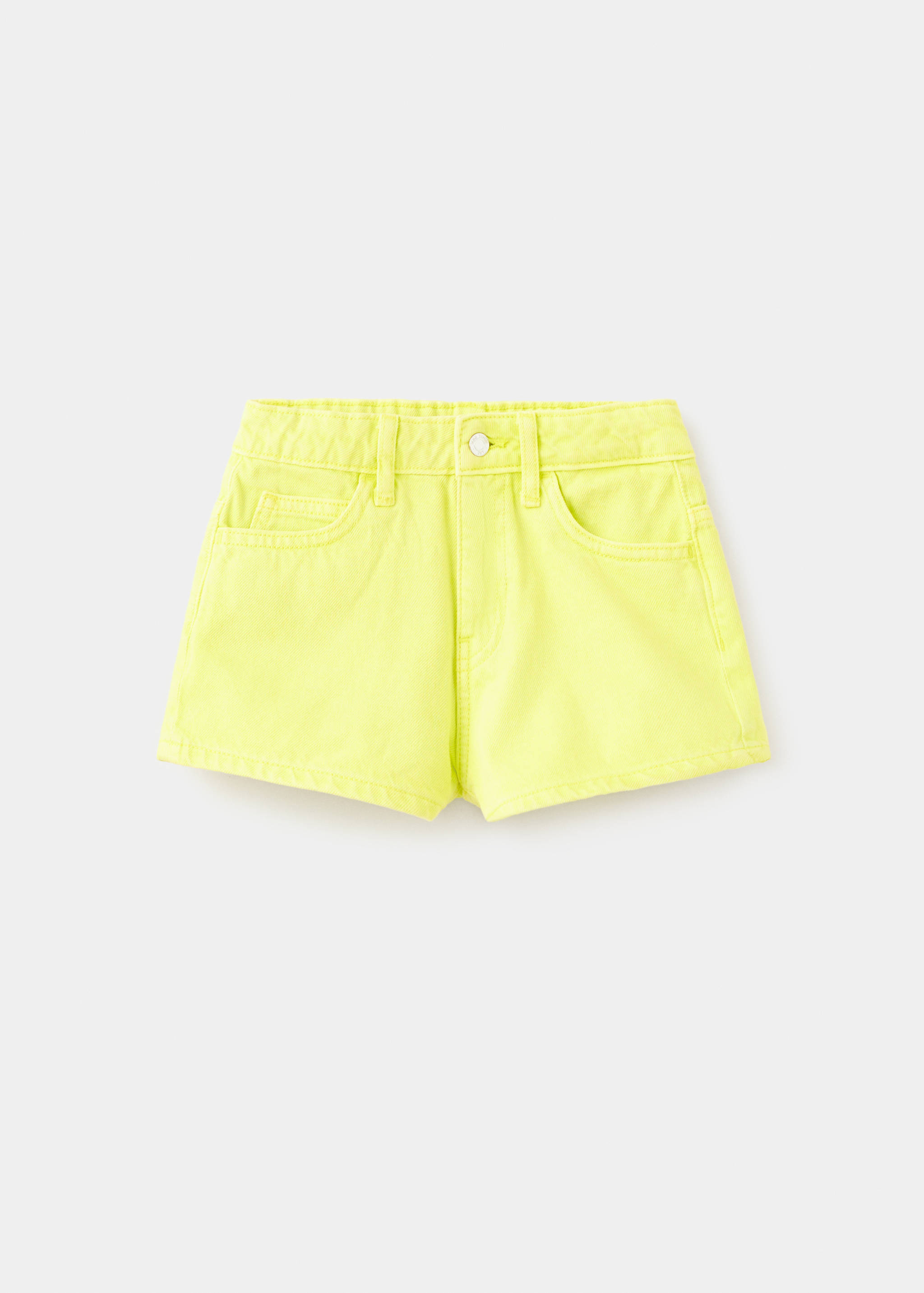 Straight-fit denim shorts - Article without model