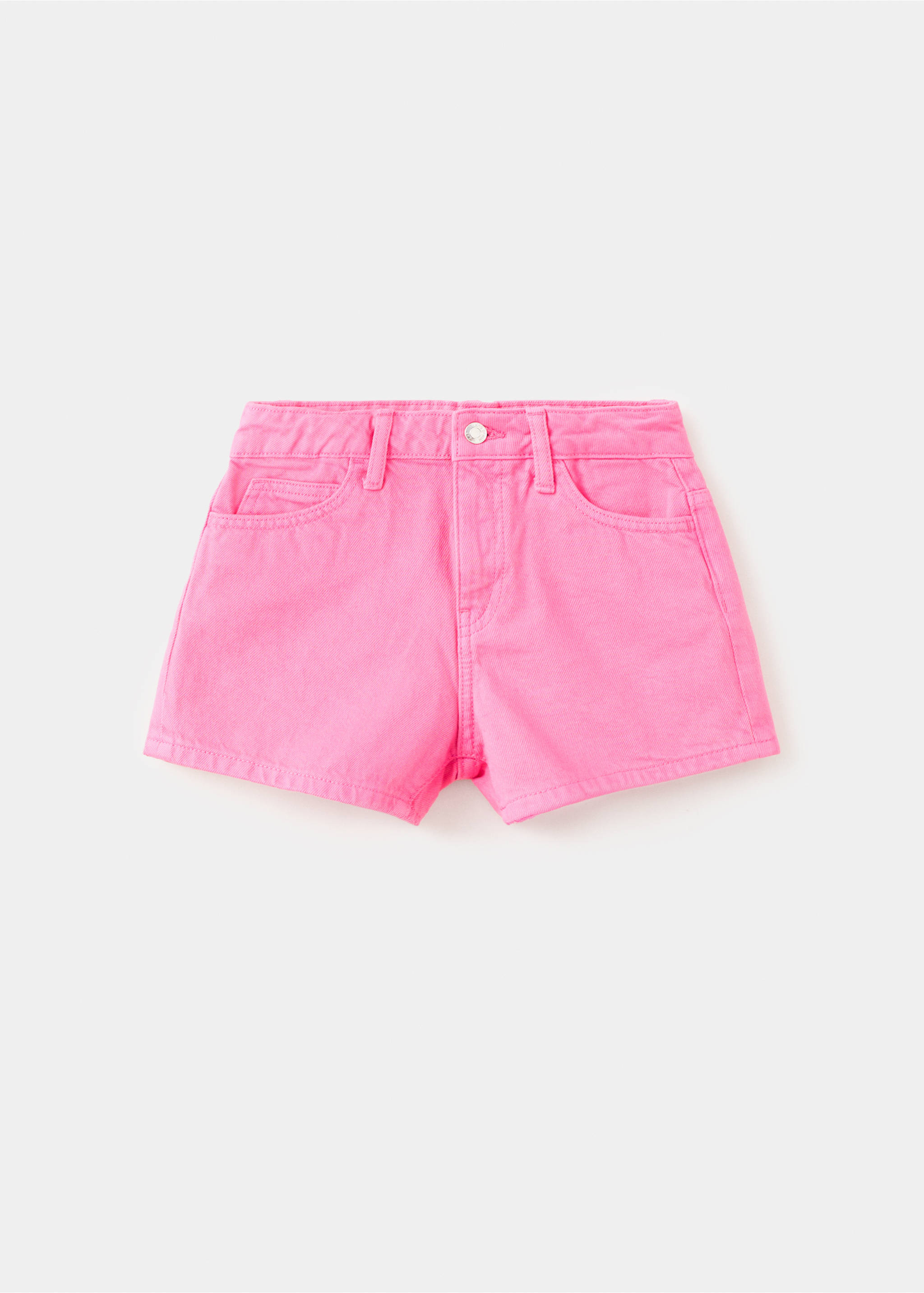 Shorts vaqueros rectos - Artículo sin modelo, Fucsia. Ref: 37081350-00.