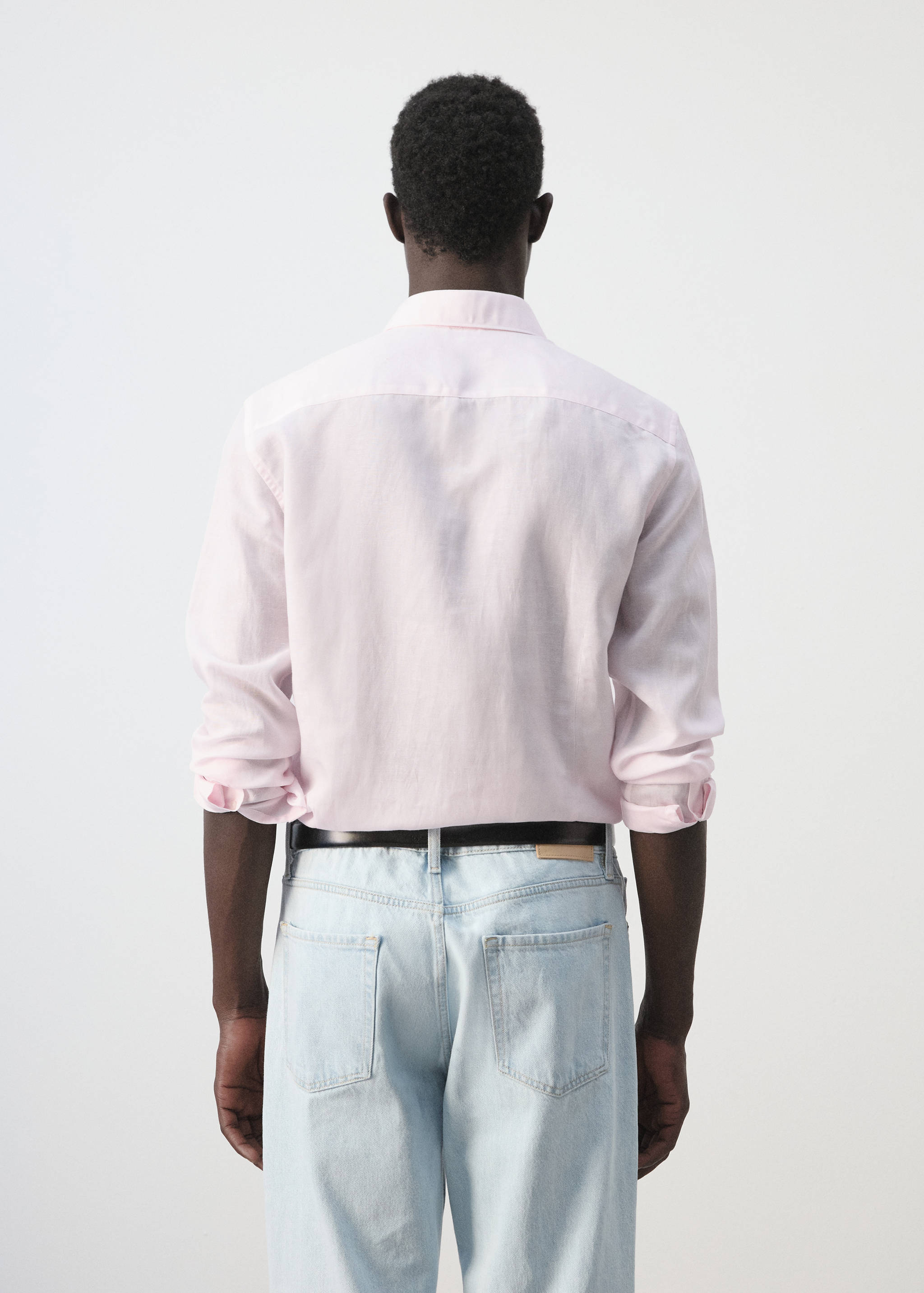 Chemise regular fit lin lyocell - Verso de l’article
