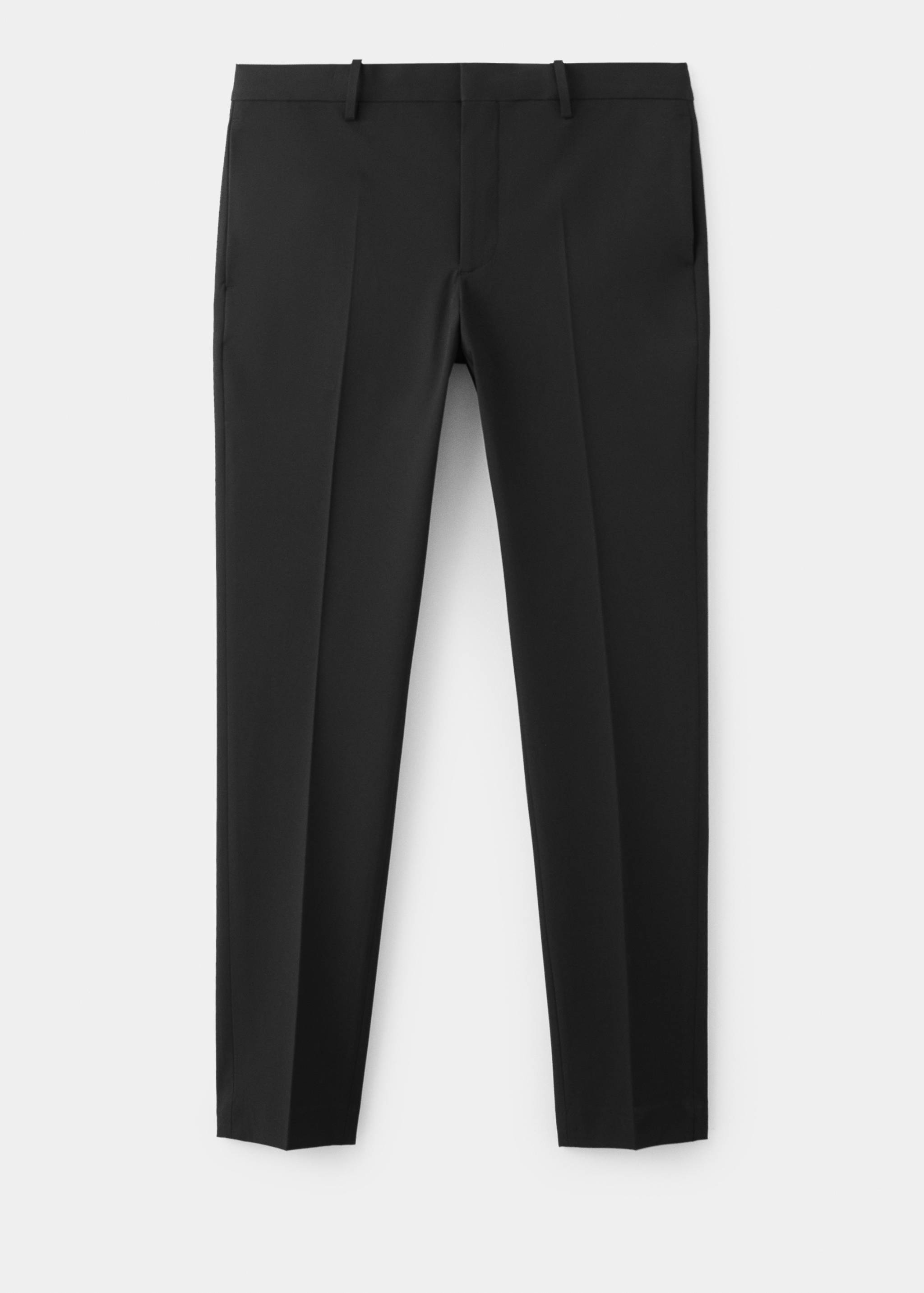 Stretch fabric super slim-fit suit trousers - Article without model