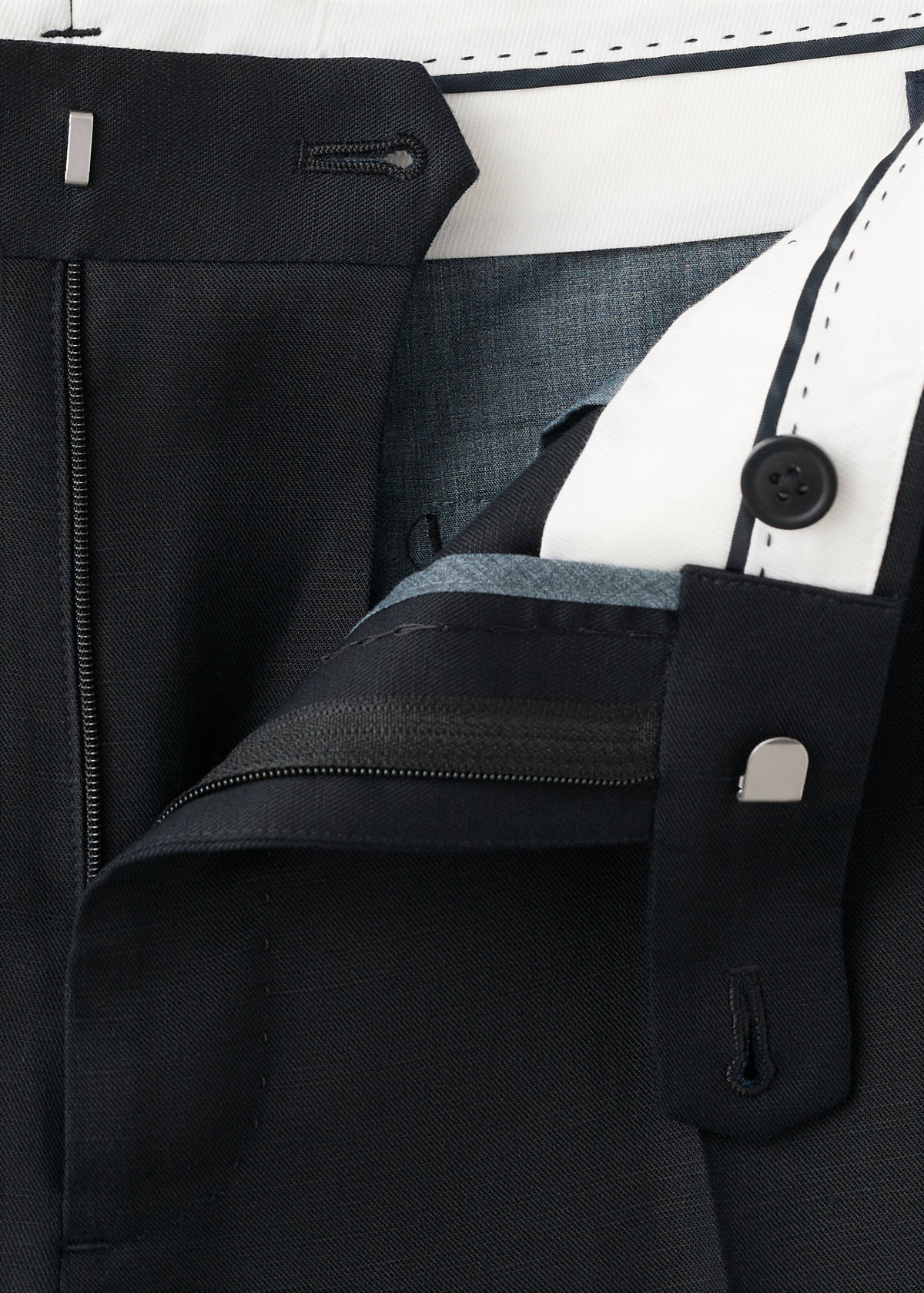 Amalfi slim fit suit trousers — Navy