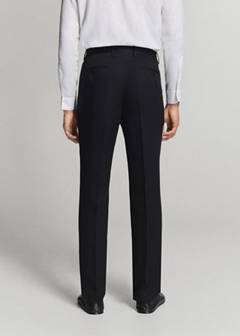 Amalfi slim fit suit trousers — Navy 18