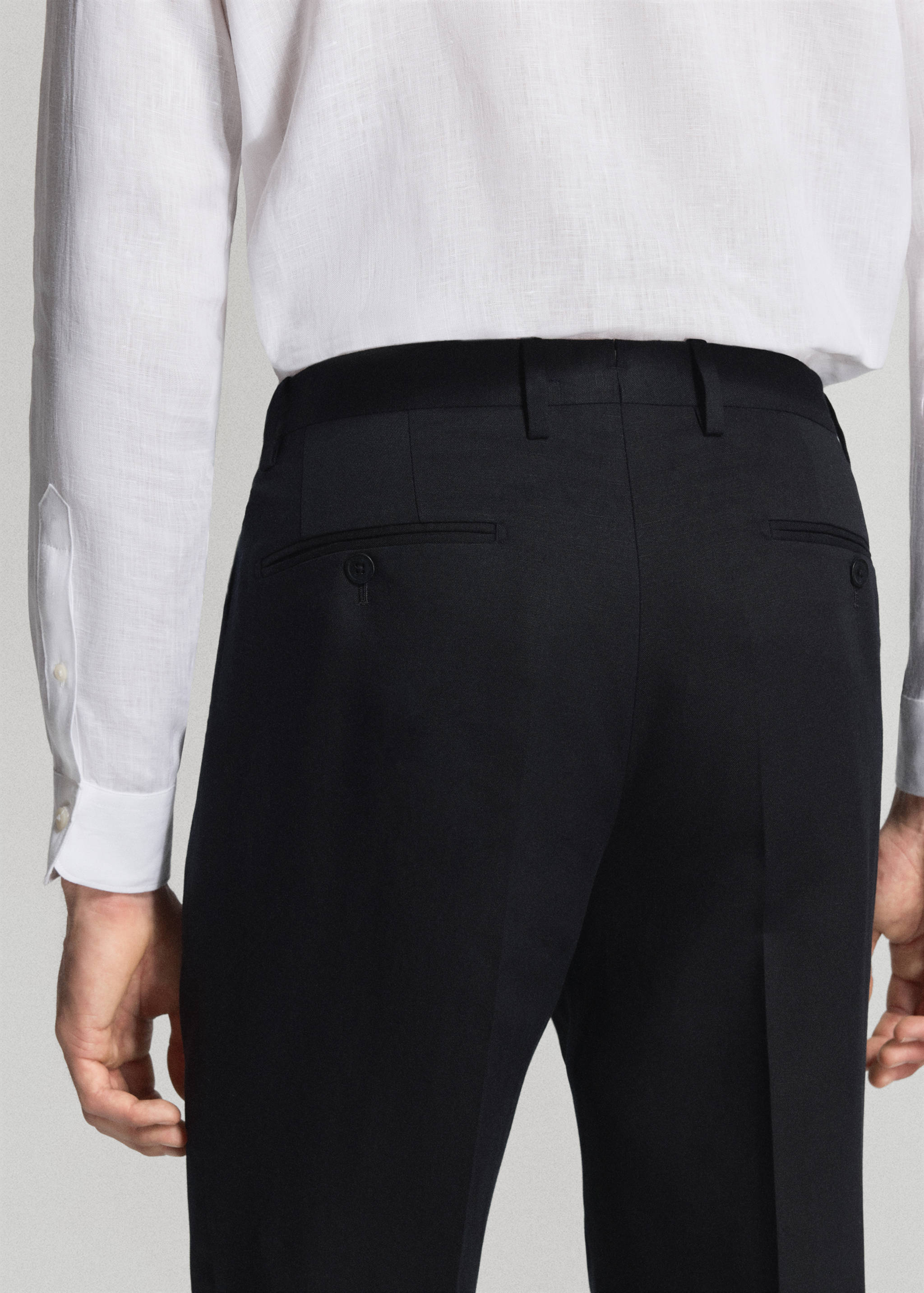 Amalfi slim fit suit trousers - Details of the article 3