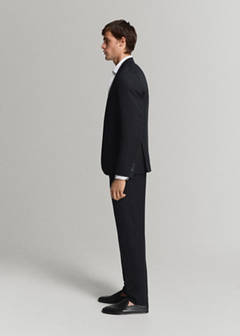 Amalfi slim fit suit trousers — Navy 21