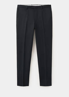 Amalfi slim fit suit trousers — Navy 7