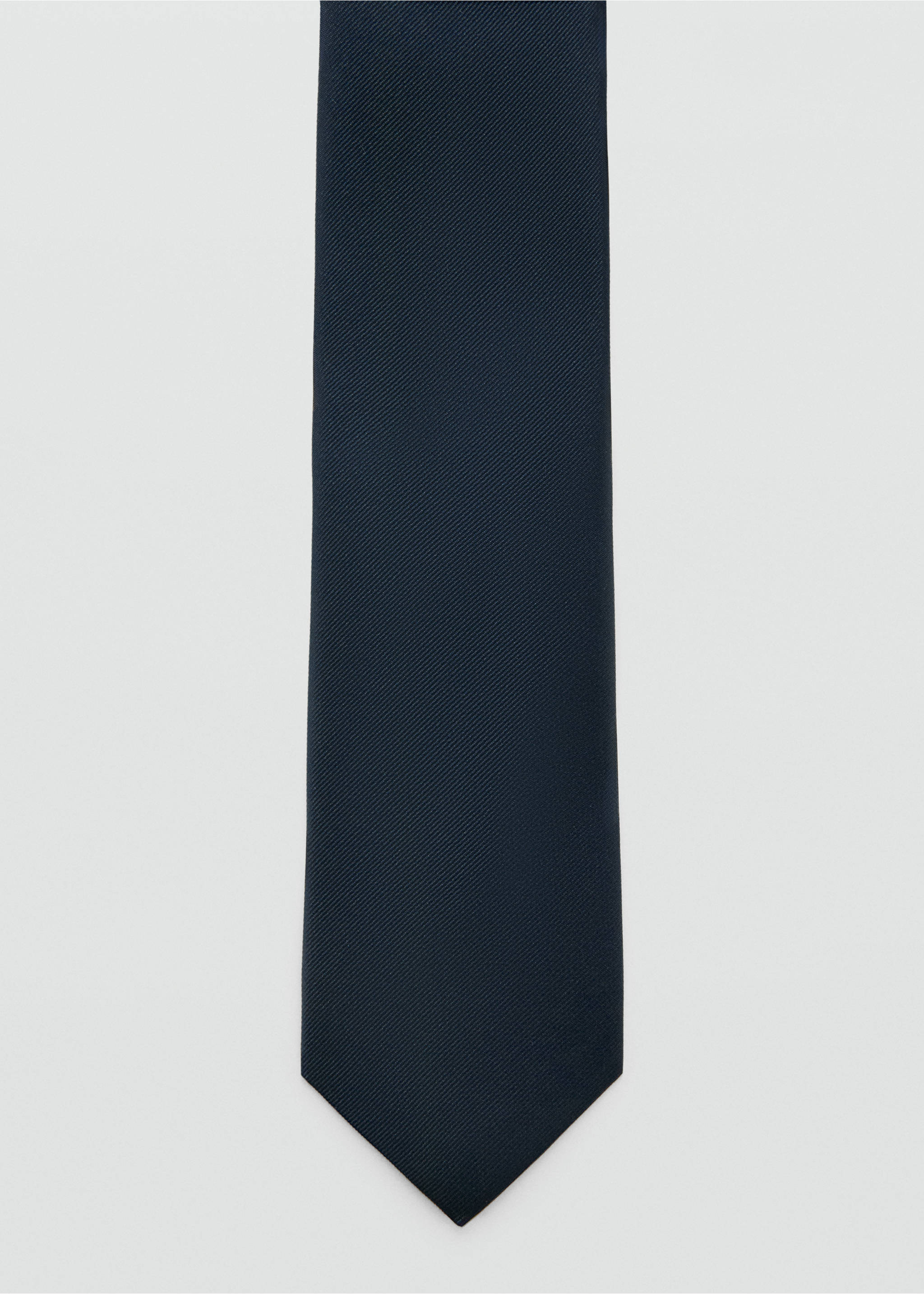 Smooth micro-structured tie - Details of the article 1, Navy. Ref: 37081358-00.