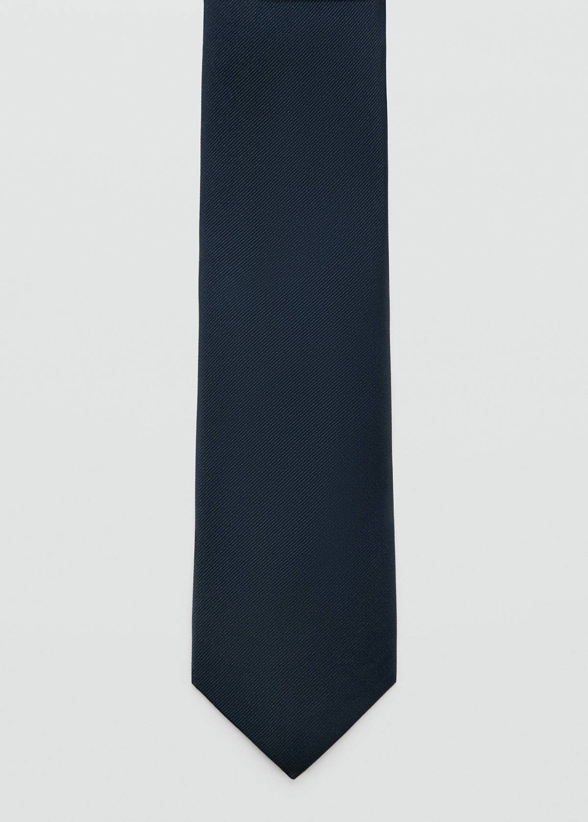 Smooth micro-structured tie — Navy