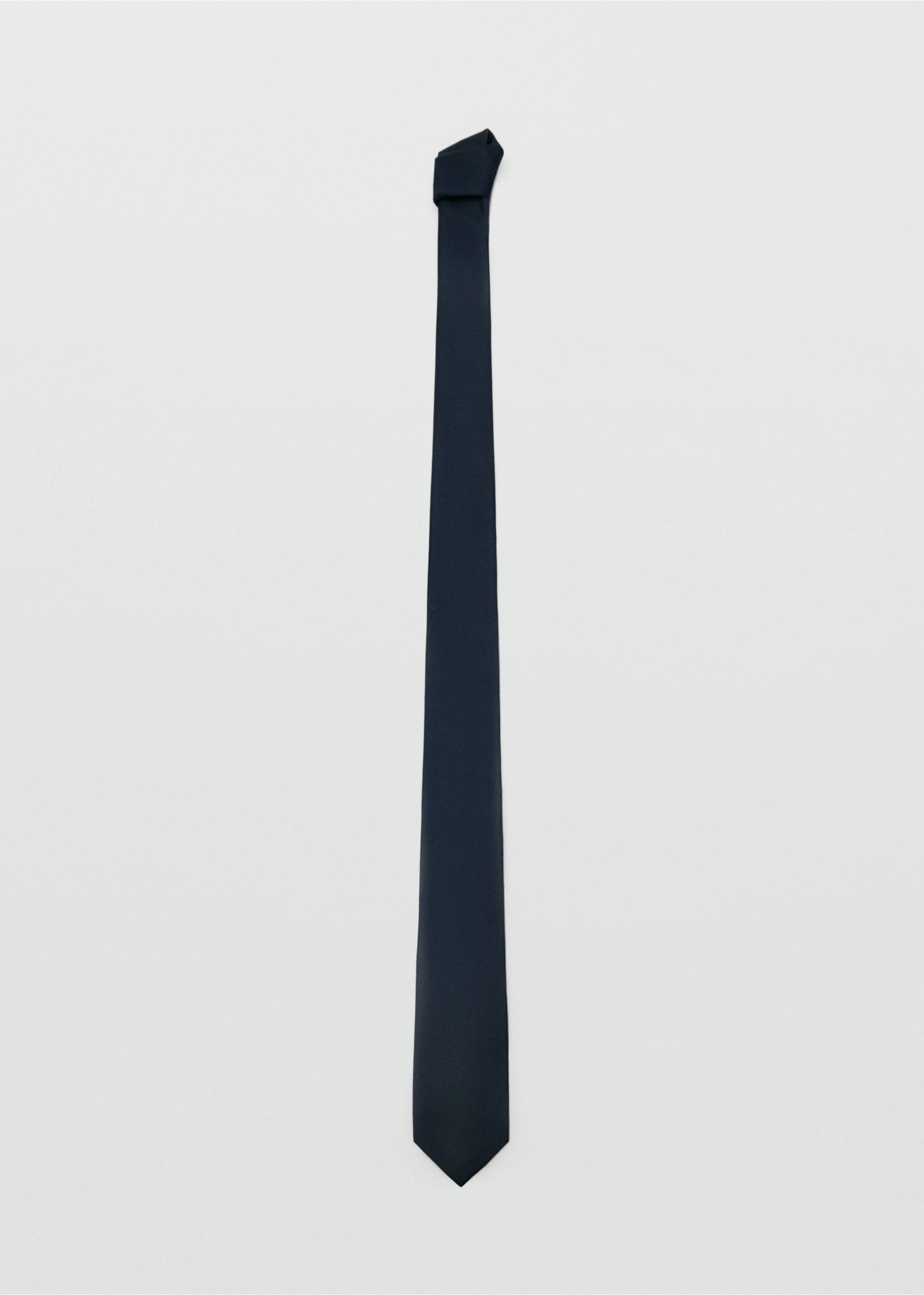 Smooth micro-structured tie - Article without model, Navy. Ref: 37081358-00.