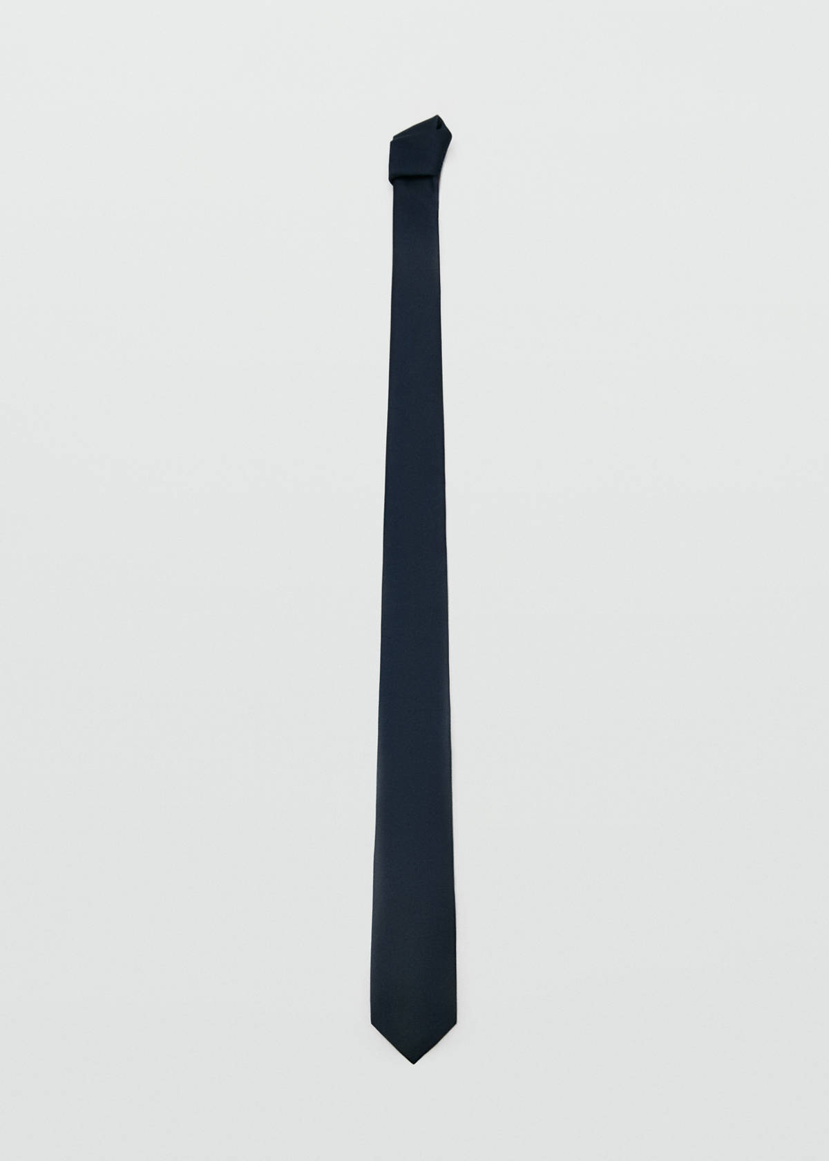 Smooth micro-structured tie — Navy