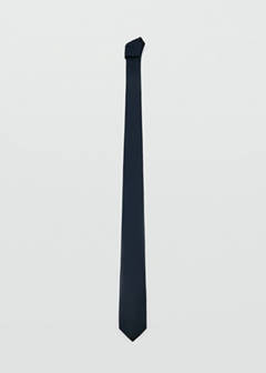 Smooth micro-structured tie — Navy 1