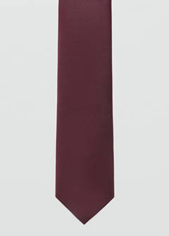Smooth micro-structured tie — Burgundy 3