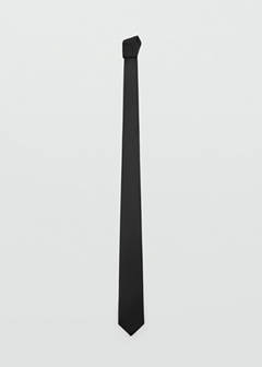 Smooth micro-structured tie — Black 1