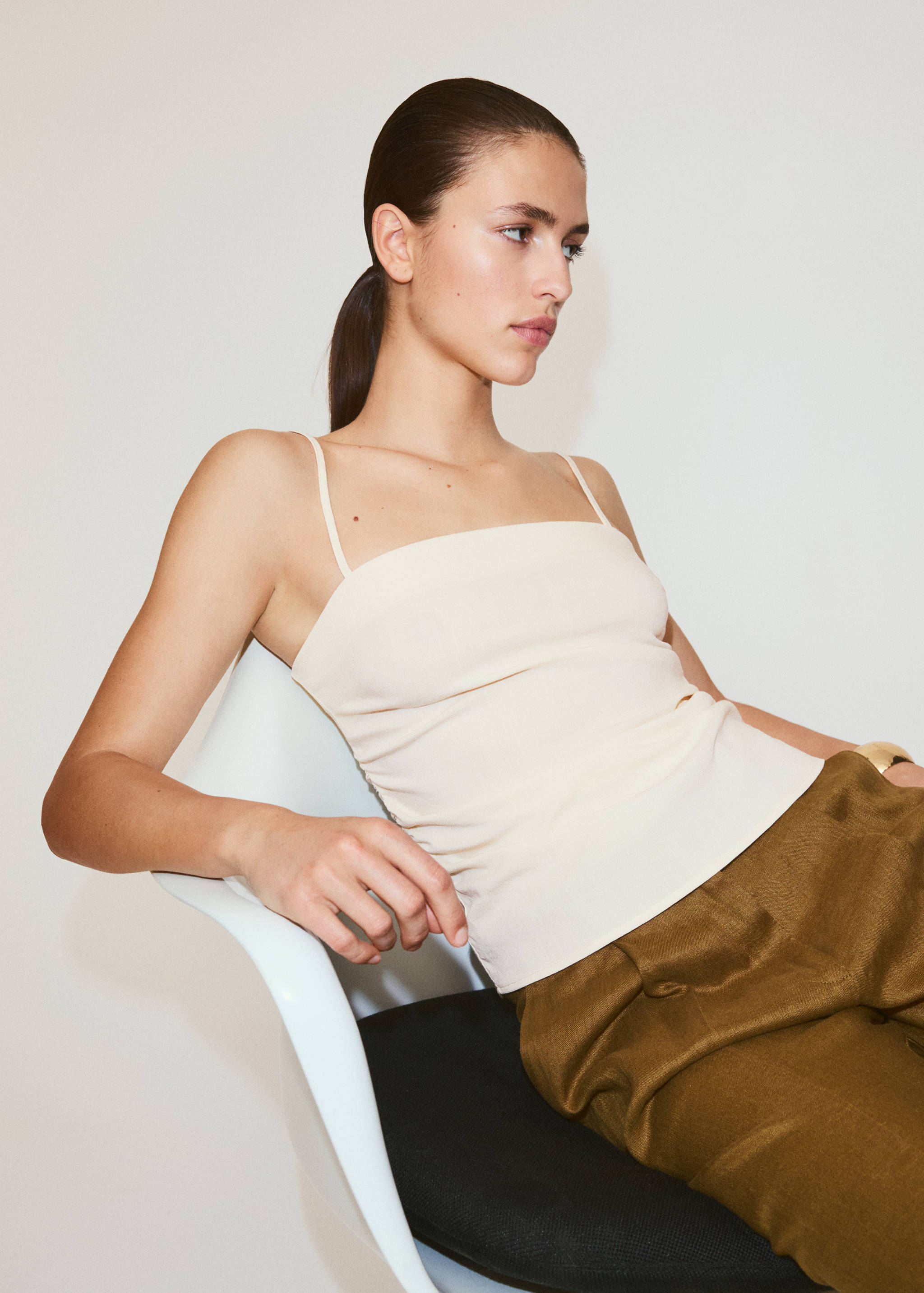 Draped strap top - Details of the article 2