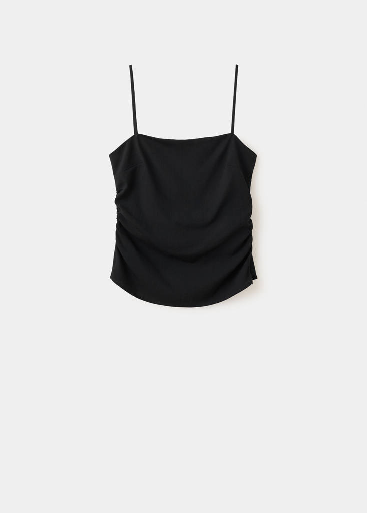 Draped strap top - thumbnail 4