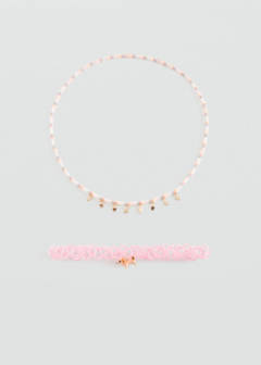 Combined necklace pack — Pale Pink 1
