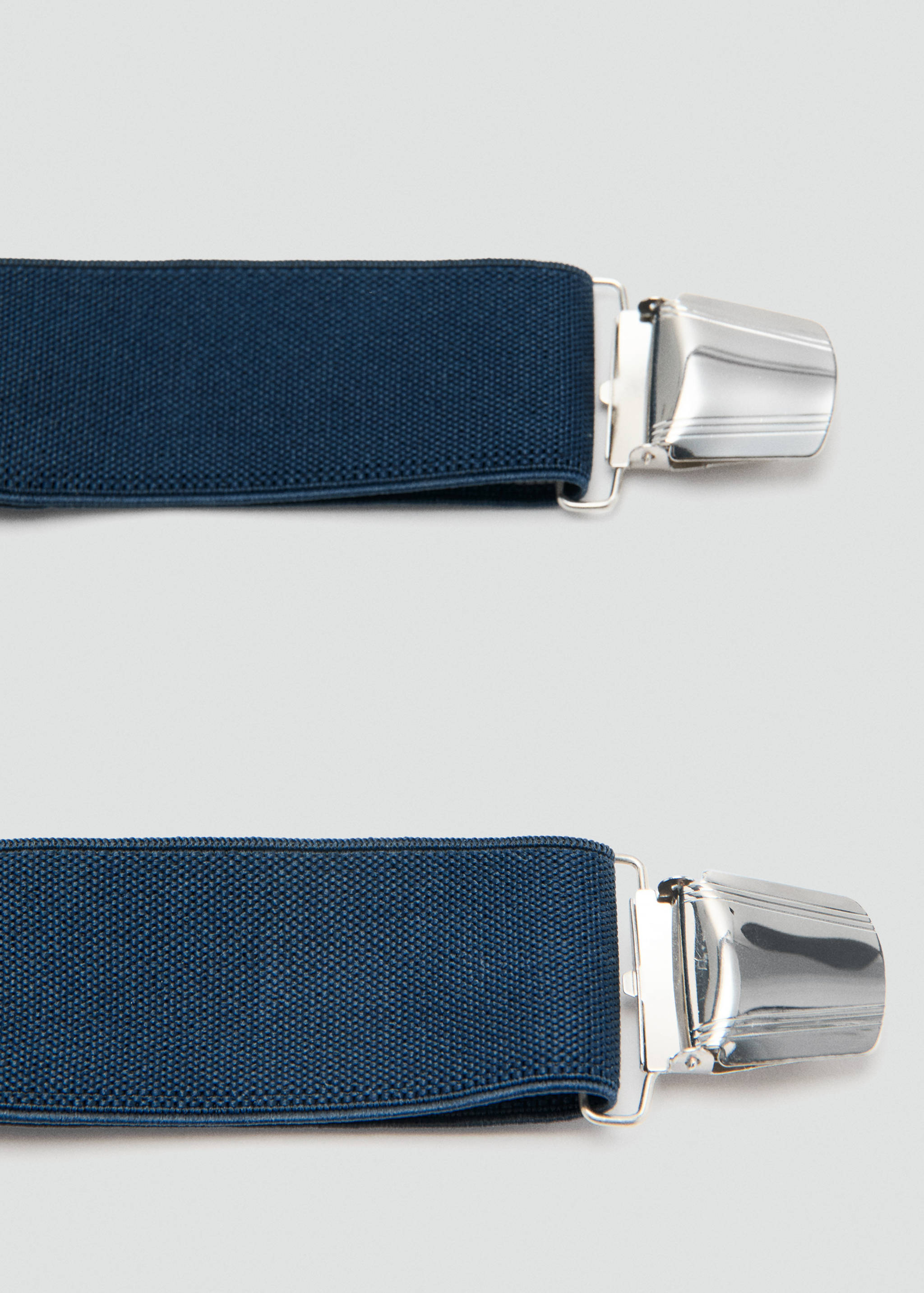Adjustable elastic straps with leather details - Details of the article 1