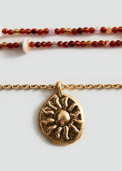 Set 2 combined necklaces — Gold 2