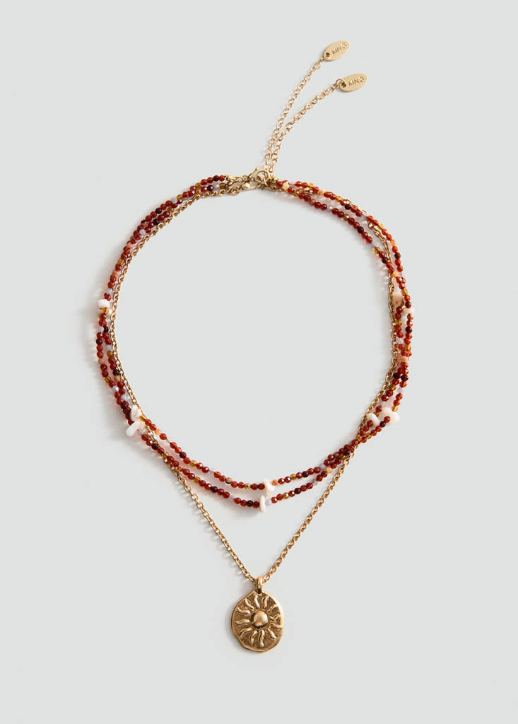 Set 2 combined necklaces — Gold