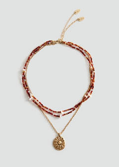 Set 2 combined necklaces — Gold 1