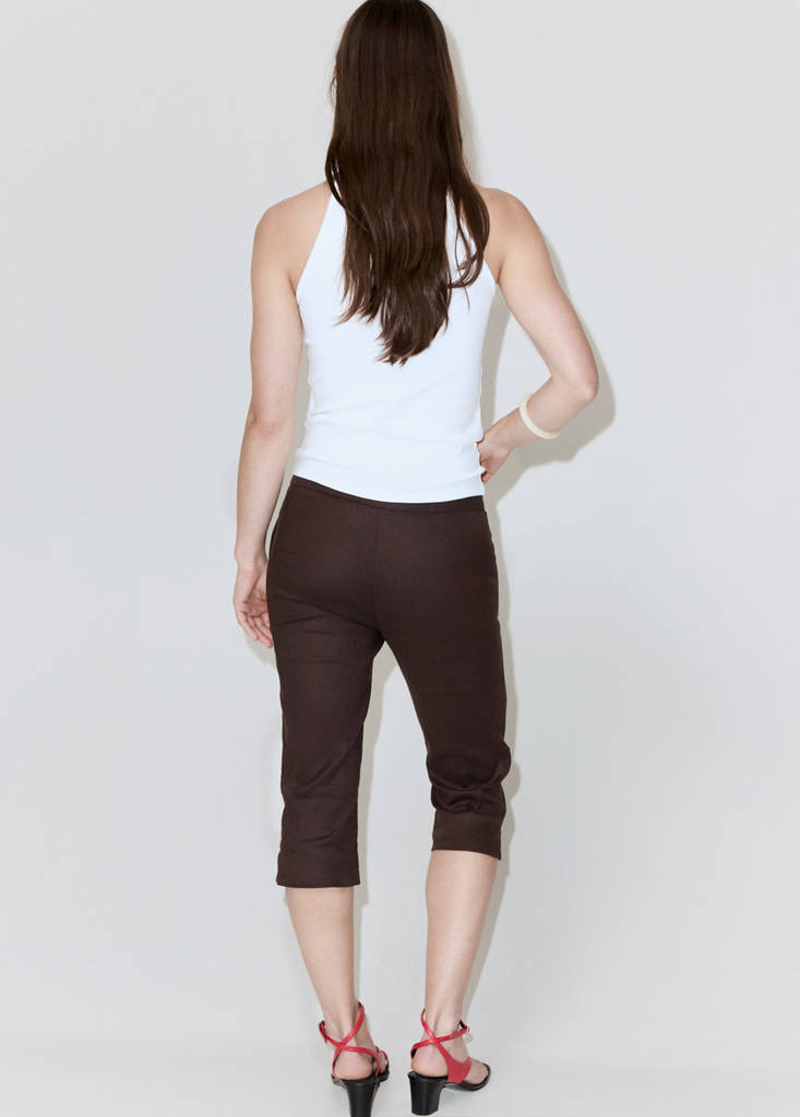 Halter cotton top — White