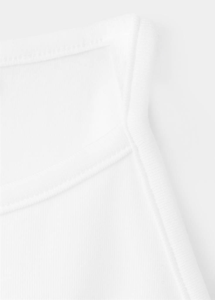 Halter cotton top — White