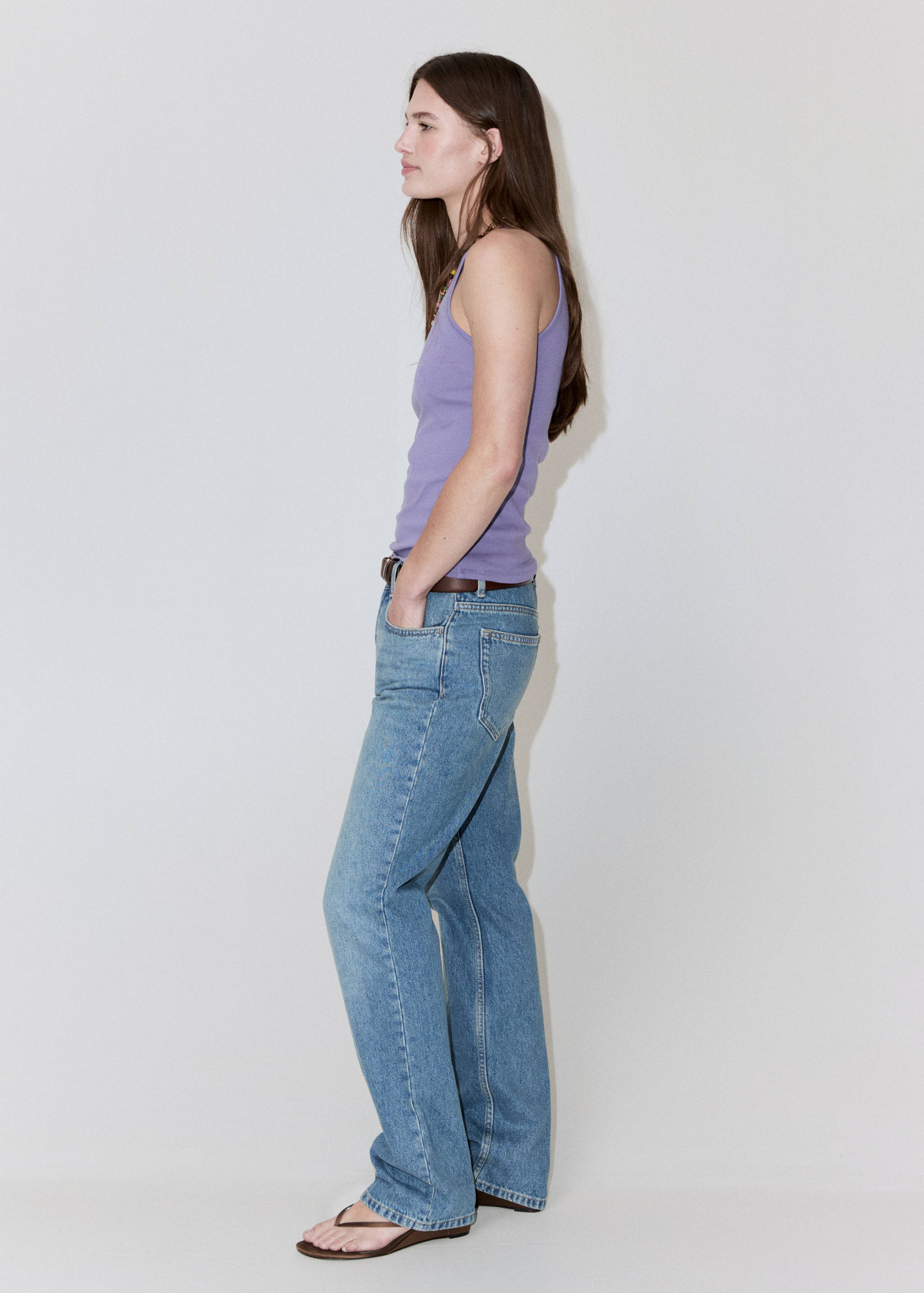 Top coton halter - Plan général