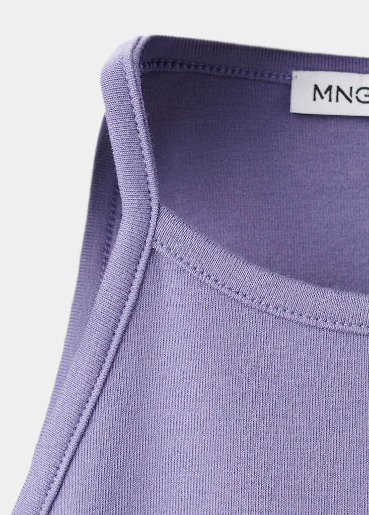 Halter cotton top — Light/Pastel Purple