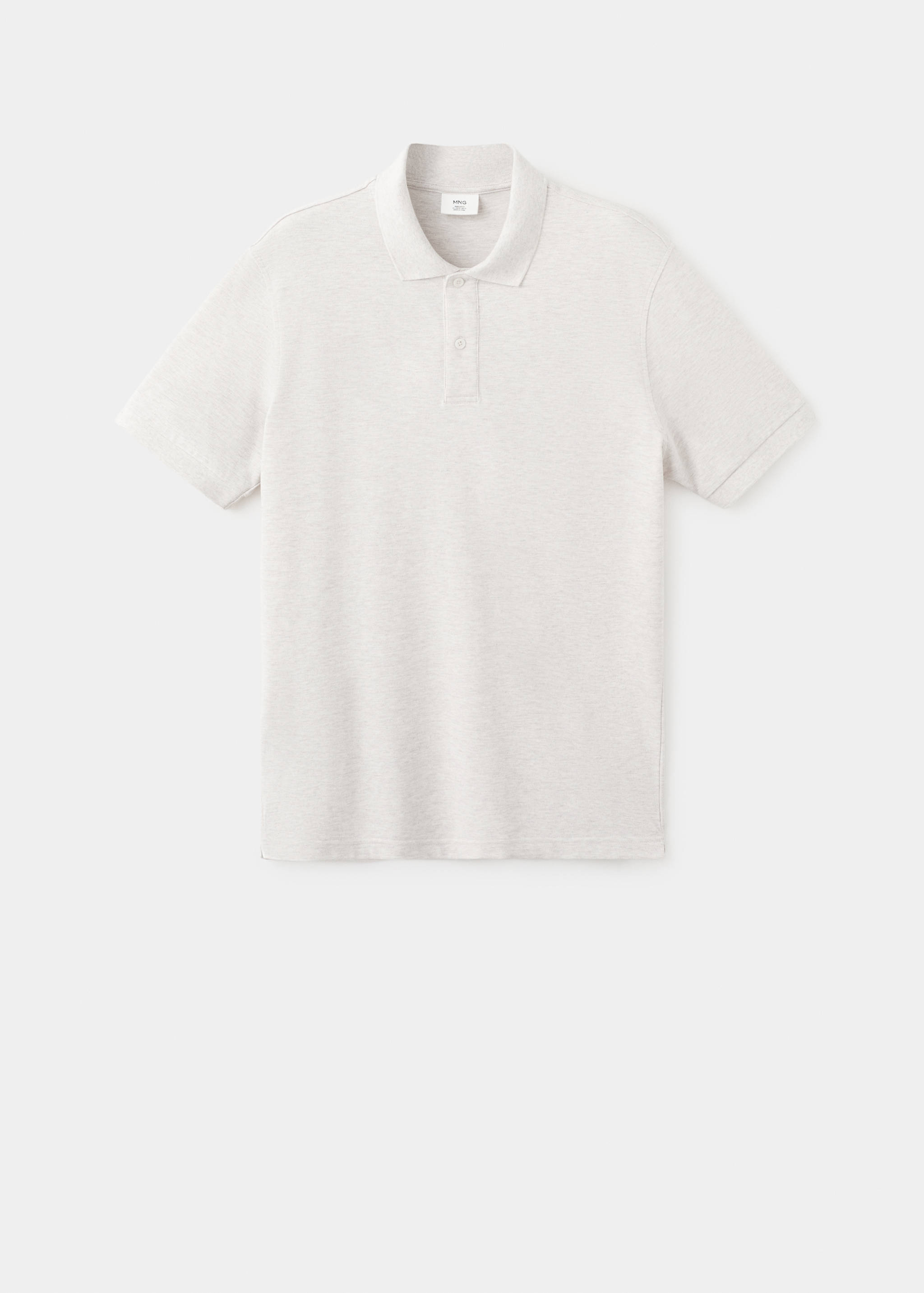 Polo regular fit algodón piqué - Artículo sin modelo