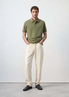 100% cotton piqué polo — Green 2