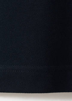 100% cotton piqué polo — Navy 8