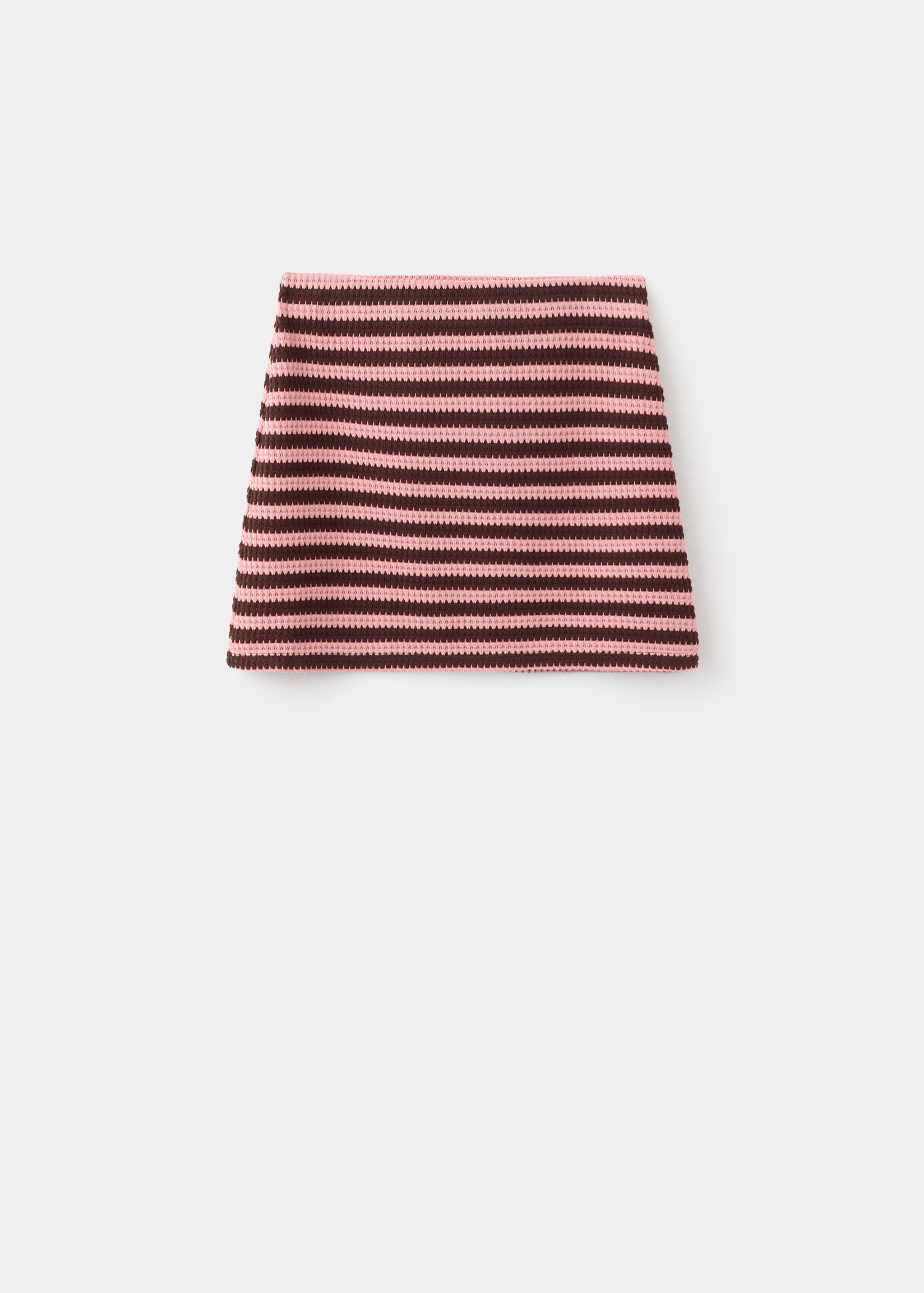 Striped knitted skirt - Article without model