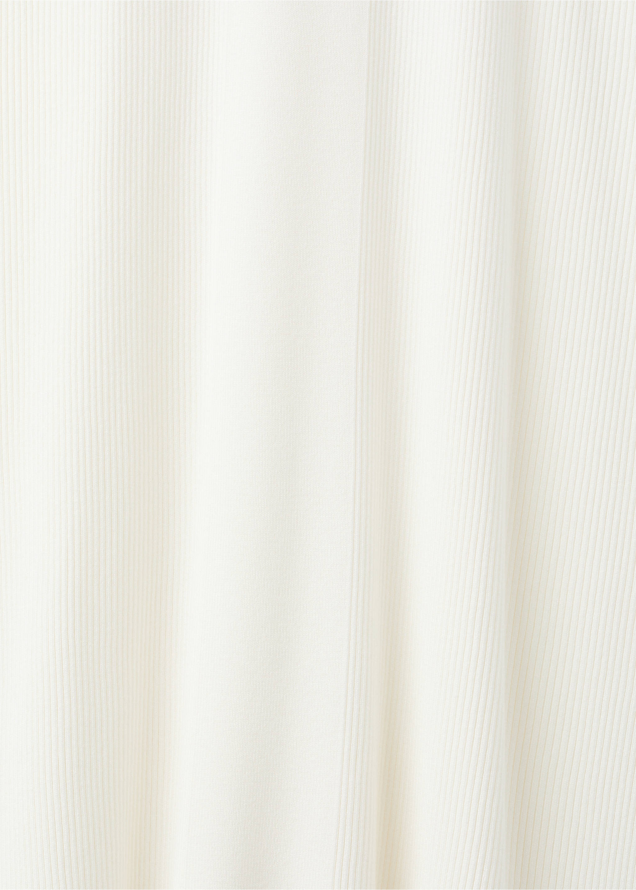 Fitted midi-dress - Details of the article 0, White. Ref: 37081374-00.