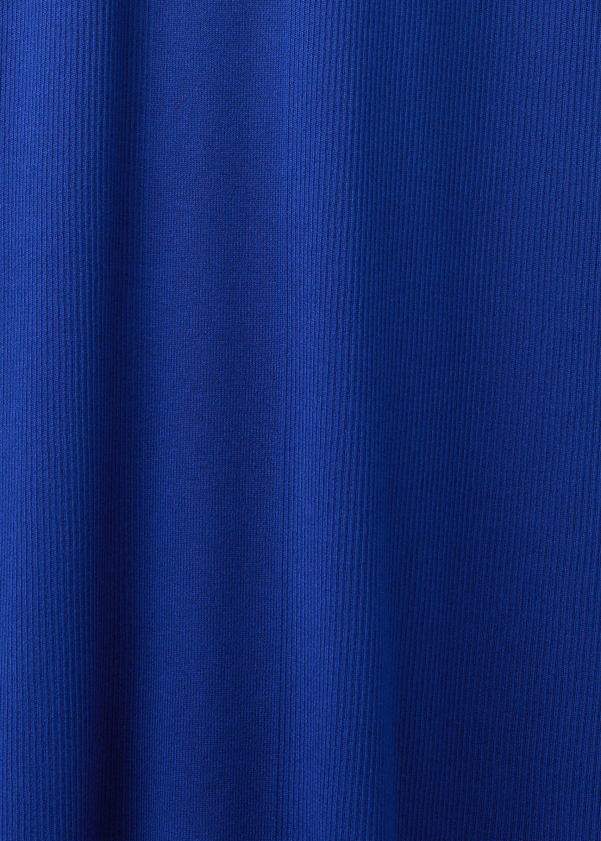V-neck knitted dress — Blue