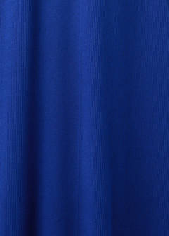 V-neck knitted dress — Blue 7